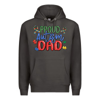 Smoke proud autism dad Premium Hoodie - MaliasSmallBusiness
