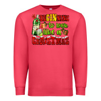 Cardinal beginning to look like a christmas with gin and gifts Premium Sweatshirt - AdoDesignShop
