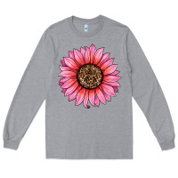 Heather Grey valentine's day sunflower Long Sleeve Tee - RanaPortraitStore