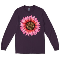 Plum valentine's day sunflower Long Sleeve Tee - RanaPortraitStore