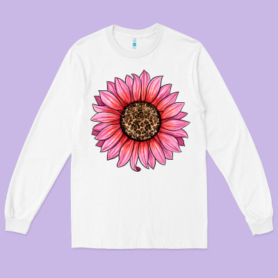 Long Sleeve Tee valentine's day sunflower