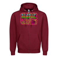 Burgundy mama cita Zipper Hoodie - CTS Tumbler Store