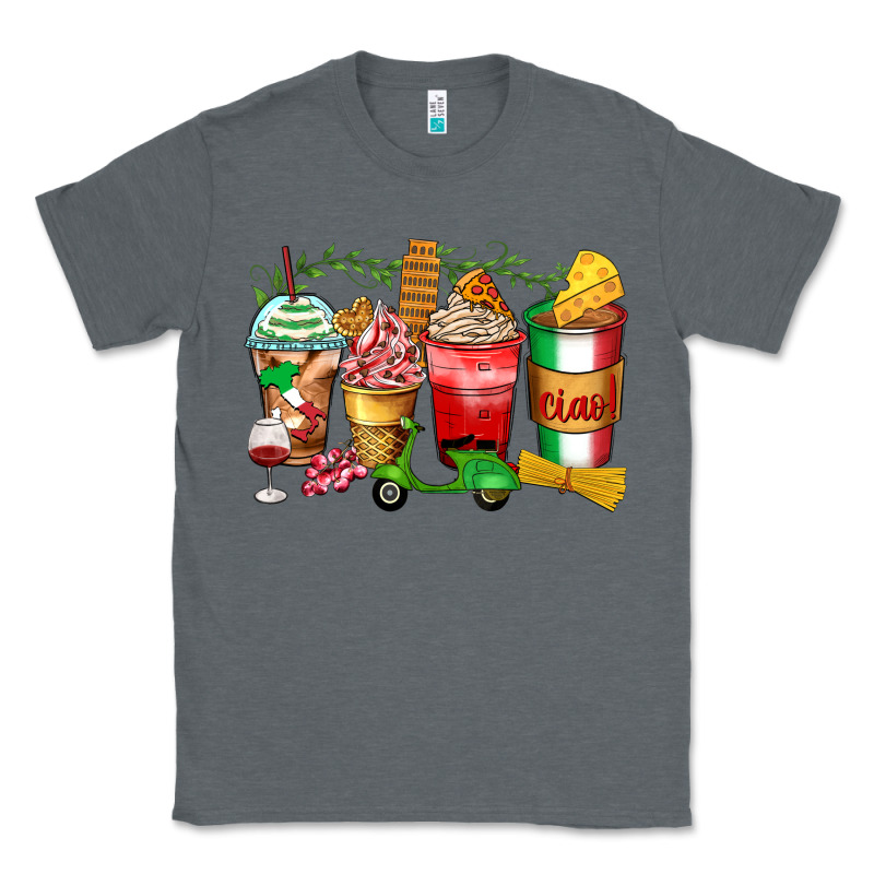 Italy Coffee Cups Classic Tee by Zillion Design Studio | Teevron
