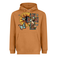 Meerkat leopard cross sunflower butterfly Heavyweight Hoodie - JahusDesignShop
