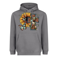Storm leopard cross sunflower butterfly Heavyweight Hoodie - JahusDesignShop