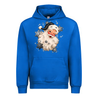 Cobalt white christmas santa claus Urban Hoodie - MaliasSmallBusiness
