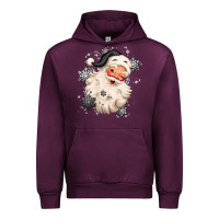 Mauve Wine white christmas santa claus Urban Hoodie - MaliasSmallBusiness