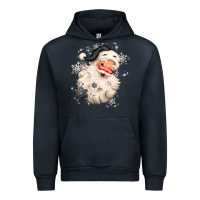 Navy white christmas santa claus Urban Hoodie - MaliasSmallBusiness