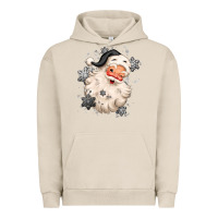 Pigment French Oak white christmas santa claus Urban Hoodie - MaliasSmallBusiness
