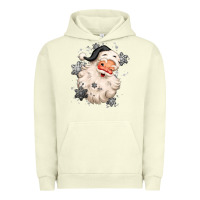 Pigment Pistachio white christmas santa claus Urban Hoodie - MaliasSmallBusiness