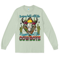 Matcha raising hell with the hippies and the cowboys Long Sleeve Tee - Zillion Design Studio