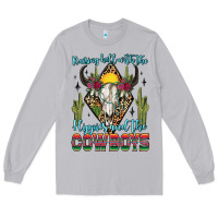 Moon Dust raising hell with the hippies and the cowboys Long Sleeve Tee - Zillion Design Studio