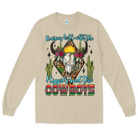 Mushroom raising hell with the hippies and the cowboys Long Sleeve Tee - Zillion Design Studio