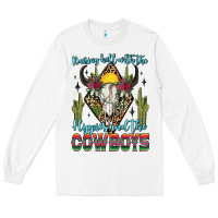 Raising Hell With The Hippies And The Cowboys Long Sleeve Tee | Teevron