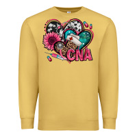 Antique Gold certified nursing assistant cna hearts Premium Sweatshirt - Jasminsmagicworld