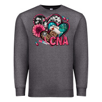 Charcoal Heather certified nursing assistant cna hearts Premium Sweatshirt - Jasminsmagicworld