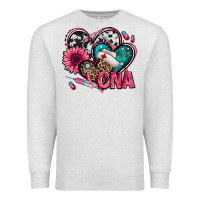 Oatmeal Heather certified nursing assistant cna hearts Premium Sweatshirt - Jasminsmagicworld