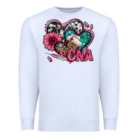 White certified nursing assistant cna hearts Premium Sweatshirt - Jasminsmagicworld