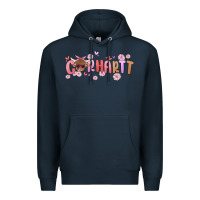 Navy carhartt cow valentines day Premium Hoodie - MaliasSmallBusiness