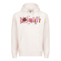 Pale Pink carhartt cow valentines day Premium Hoodie - MaliasSmallBusiness