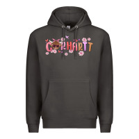 Smoke carhartt cow valentines day Premium Hoodie - MaliasSmallBusiness