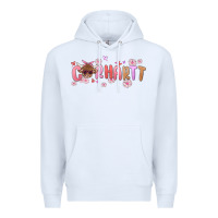White carhartt cow valentines day Premium Hoodie - MaliasSmallBusiness