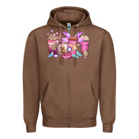Chestnut princess coffee cups Zipper Hoodie - Zillion Design Studio