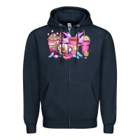 Navy princess coffee cups Zipper Hoodie - Zillion Design Studio