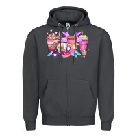 Smoke princess coffee cups Zipper Hoodie - Zillion Design Studio