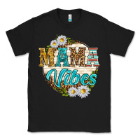 Black mama vibes with daisies Classic Tee - texasbilliewilder