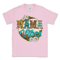 Bubblegum Pink mama vibes with daisies Classic Tee - texasbilliewilder
