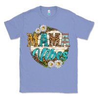 Colony Blue mama vibes with daisies Classic Tee - texasbilliewilder
