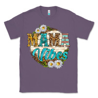 Lavender mama vibes with daisies Classic Tee - texasbilliewilder