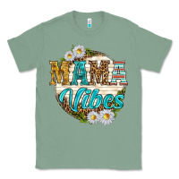 Sage mama vibes with daisies Classic Tee - texasbilliewilder