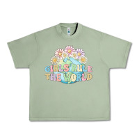 Oil Green girls run the world Urban Heavy Tee - MaliasSmallBusiness