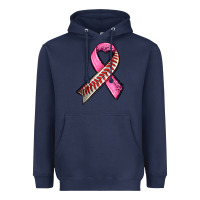 Navy breast cancer sport ribbons Heavyweight Hoodie - AdoDesignShop