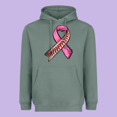 Breast Cancer Sport Ribbons Heavyweight Hoodie Designed By Adodesignshop