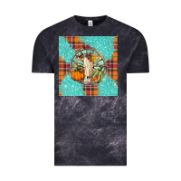 Cloud Black fall bull skull Vintage Tee - BarkalooDesign