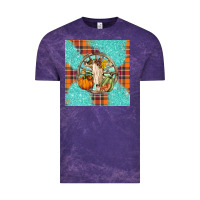 Cloud Purple fall bull skull Vintage Tee - BarkalooDesign
