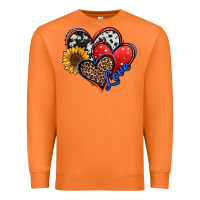 Carrot 4th of july american hearts Premium Sweatshirt - Jasminsmagicworld