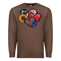 Chestnut 4th of july american hearts Premium Sweatshirt - Jasminsmagicworld
