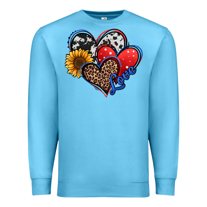 4th Of July American Hearts Premium Sweatshirt by Jasminsmagicworld | Teevron