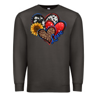 Smoke 4th of july american hearts Premium Sweatshirt - Jasminsmagicworld