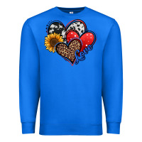True Royal 4th of july american hearts Premium Sweatshirt - Jasminsmagicworld