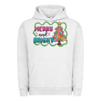 Pigment Lunar Rock merry and bright christmas tree Urban Hoodie - MaliasSmallBusiness