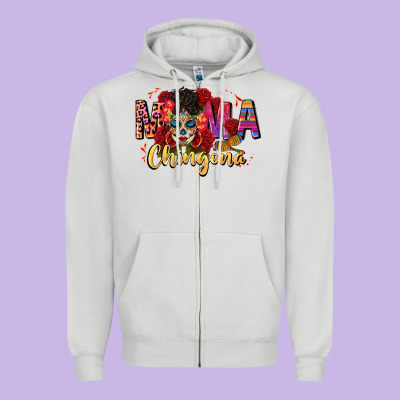 Mama Chingona Zipper Hoodie Designed By Cts Tumbler Store