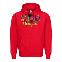 Red mama chingona Zipper Hoodie - CTS Tumbler Store
