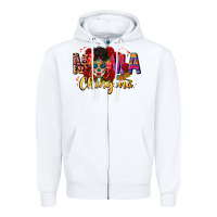 White mama chingona Zipper Hoodie - CTS Tumbler Store