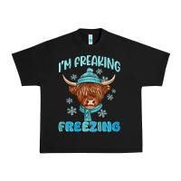 Black i'm freaking freezing Urban Heavy Tee - MaliasSmallBusiness