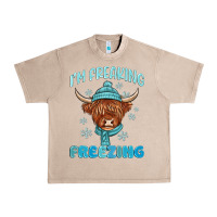French Oak i'm freaking freezing Urban Heavy Tee - MaliasSmallBusiness